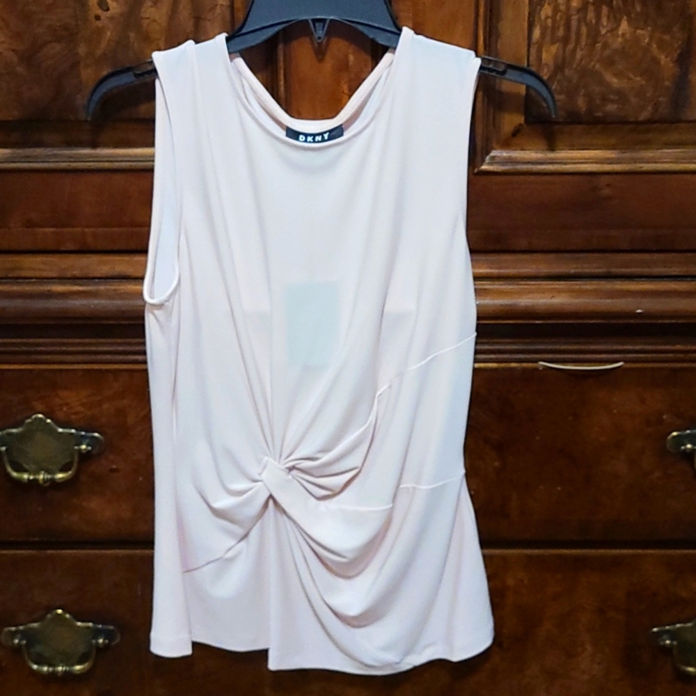 DKNY pale pink top